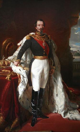 Etienne Billet Portrait de l'empereur Napoleon III Germany oil painting art